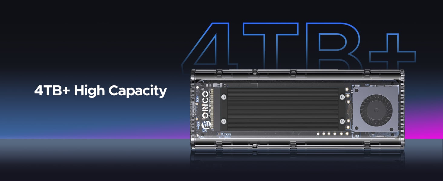 USB4 M.2 SSD Case 40Gbps M2 NVMe SSD Enclosure