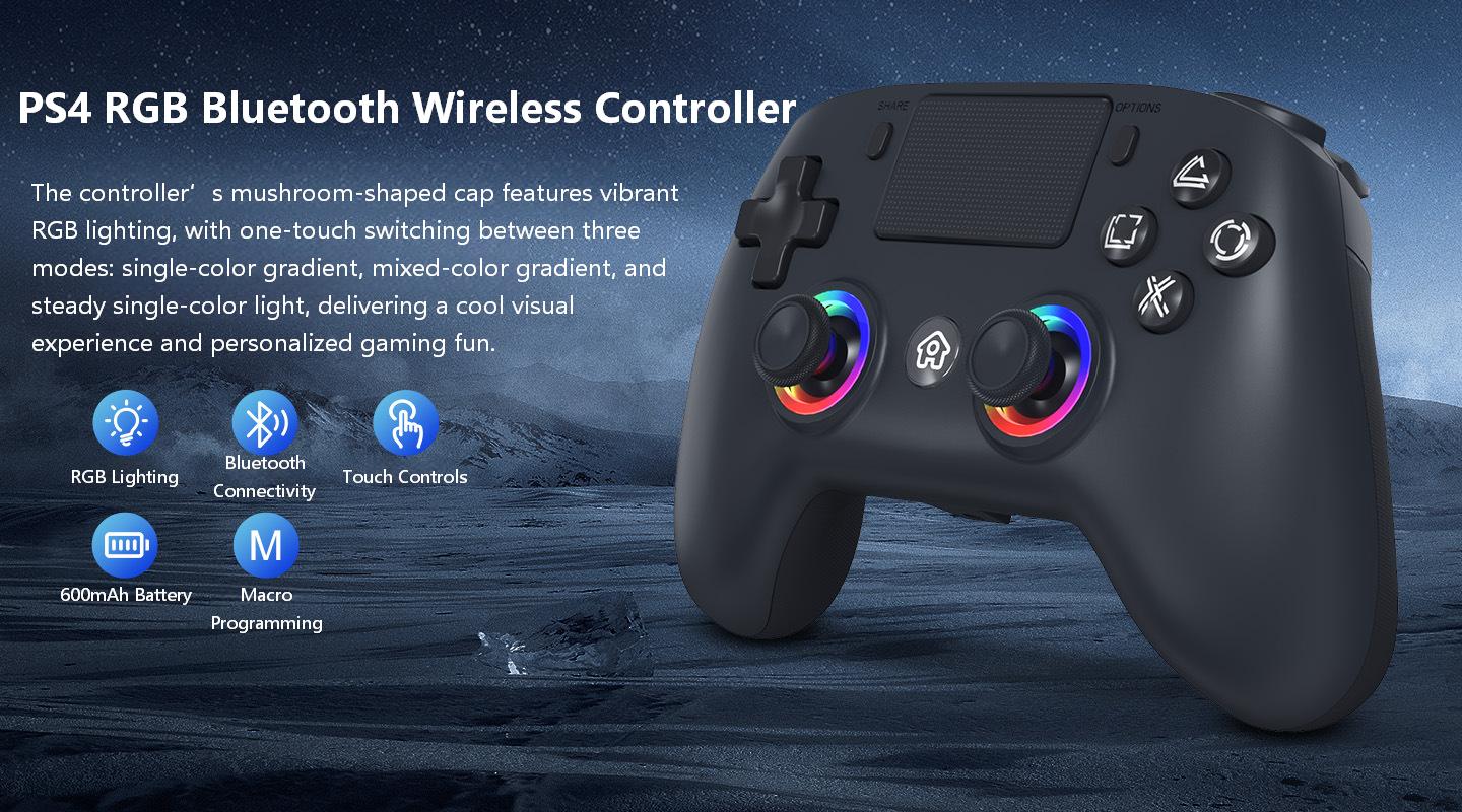 PS4 RGB Bluetooth Wireless Controller