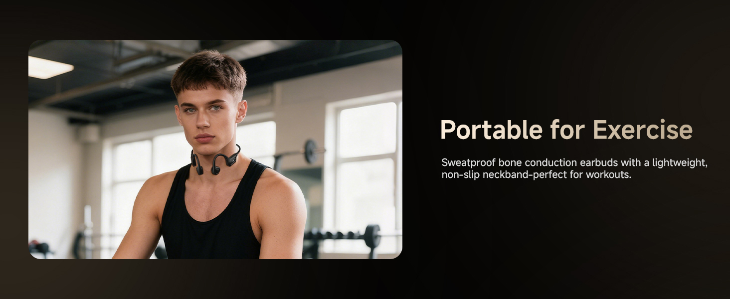PSIER X12 Bone Conduction Headphones