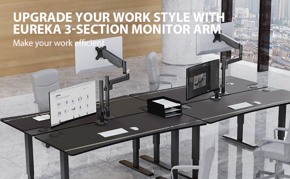 home office gaming monitor arm