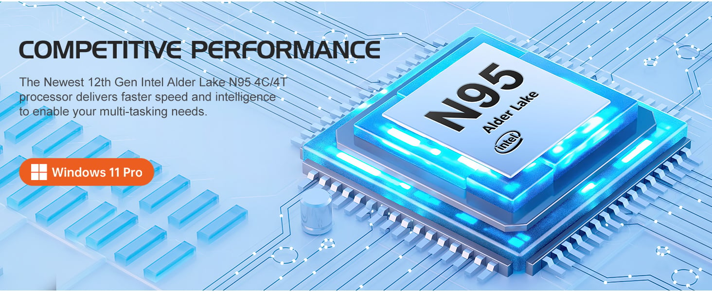 ACEMAGIC 15.6 FHD Laptop Intel 12th Alder Lake N-95 16GB DDR4 RAM 512GB SSD  RAM Lenovo OEM 