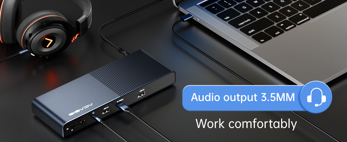 Audio output 3.5MM