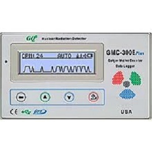 Graphic mode graphs the last 60 seconds radiation changes in real time