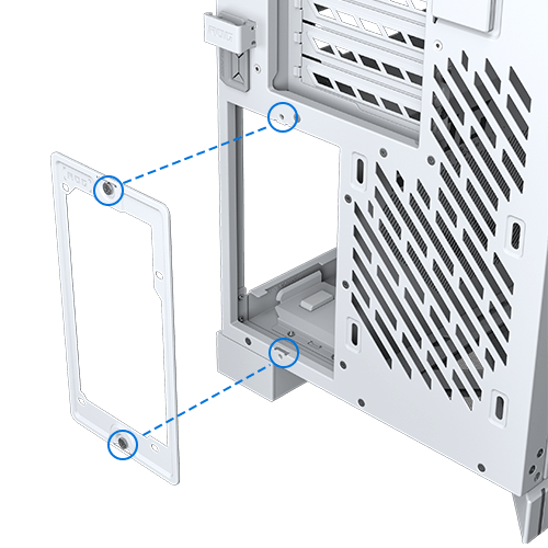 ASUS ROG Cronox ARGB Gaming PC Case - White