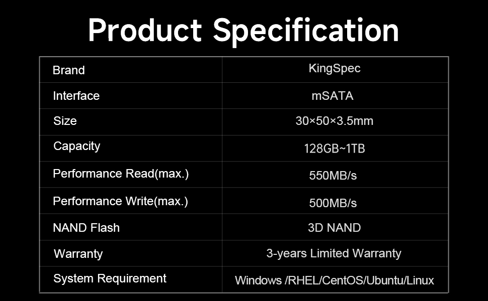 SSD SATA3 2.5" 1TB/2TB/4TB – Velocità 550MB/s, NAND 3D, Per Laptop E Desktop, MTBF 1.5M Ore, Silenzioso E Antiurto