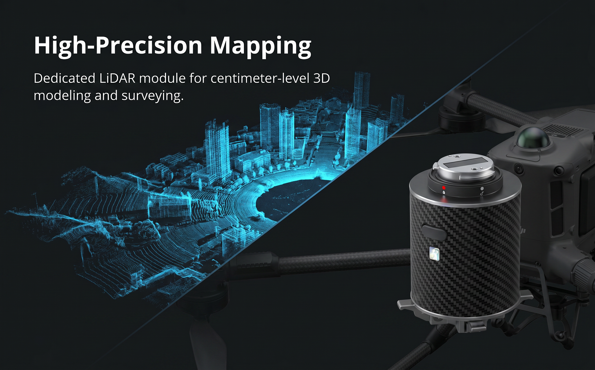 Details of the DJI M400 Drone Thrower
