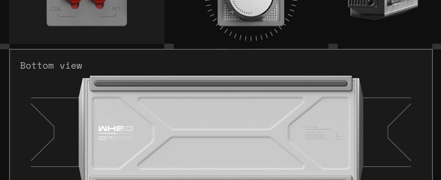 NuPhy WH80 Tri-mode Magnetic Keyboard