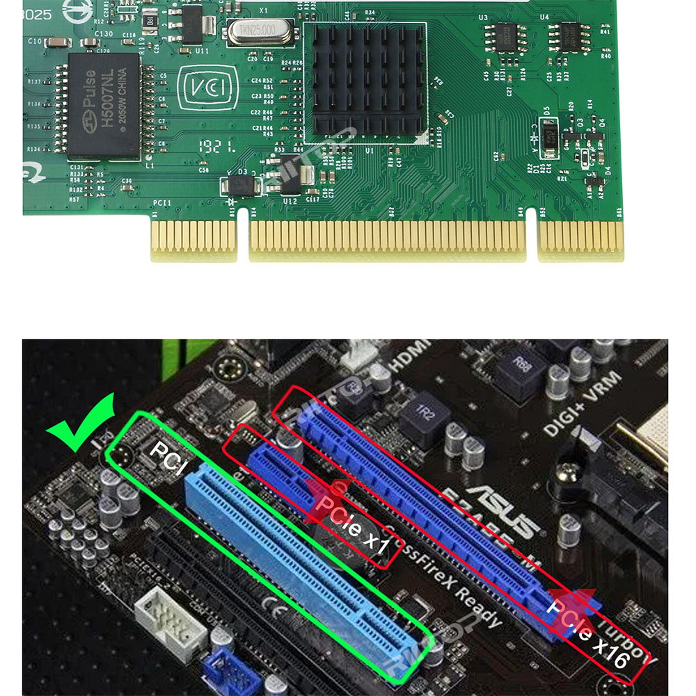 pci RJ45 ethernet card 1000M