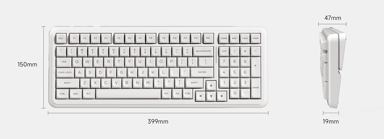MCHOSE K99 V3 Tri-Mode Wireless Mechanical Keyboard