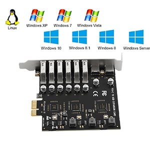 PCIe USB 3.0 5Gbps Expansion Card