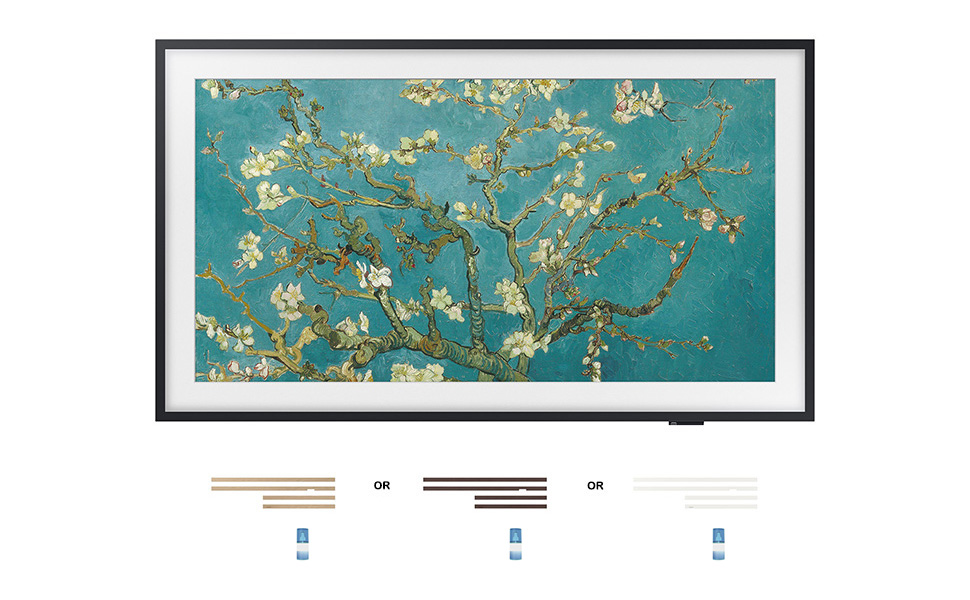 Samsung 32in Frame TV with Frame Bezel and Walt's Screen Cleaner