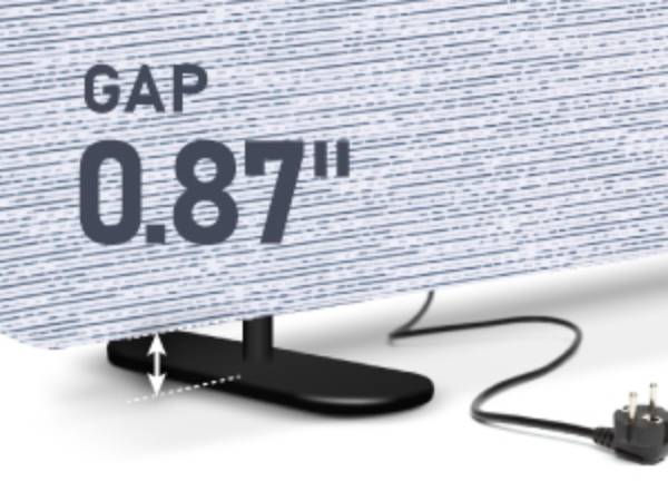 desk divider clutter free