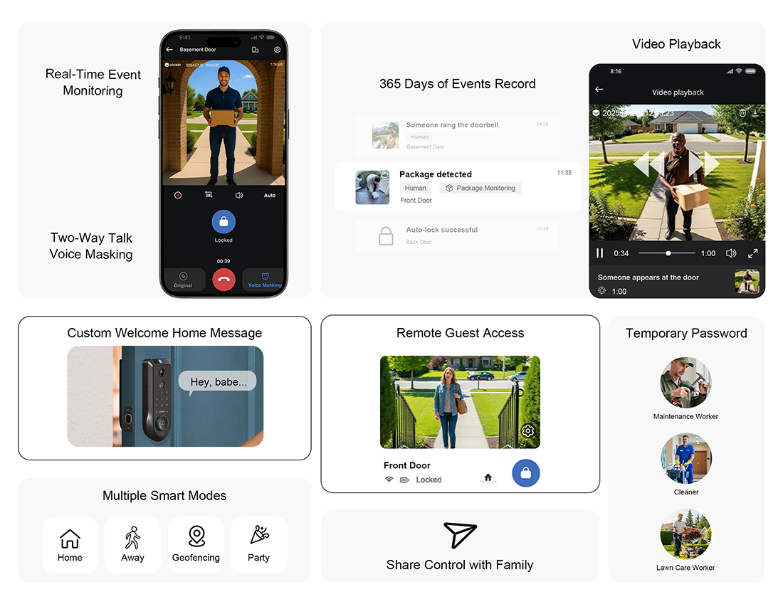 Lockin Veno Pro Palm Vein Video Smart Lock