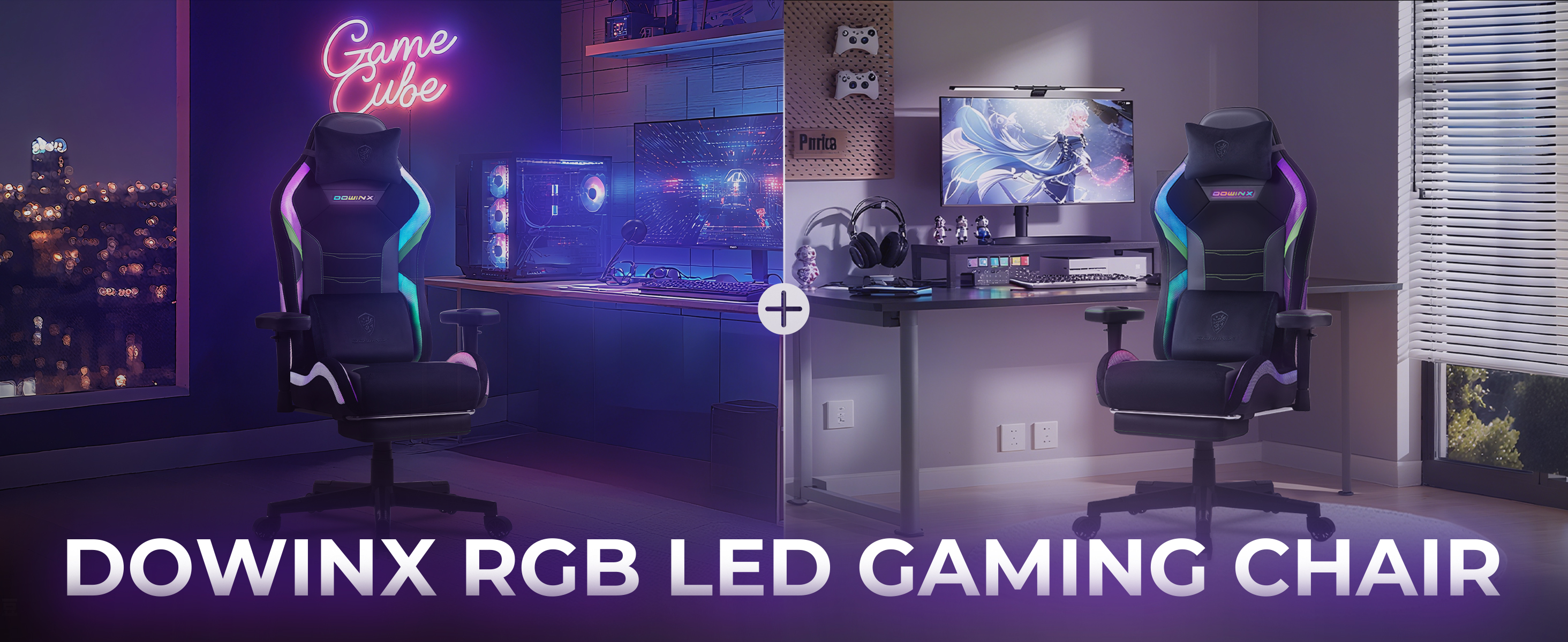 DOWINX RGB LED GAMING CHAIR