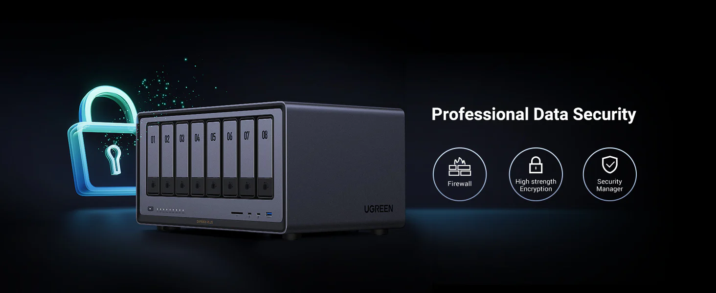 UGREEN NASync DXP8800 Plus 8-Bay Thunderbolt™ NAS