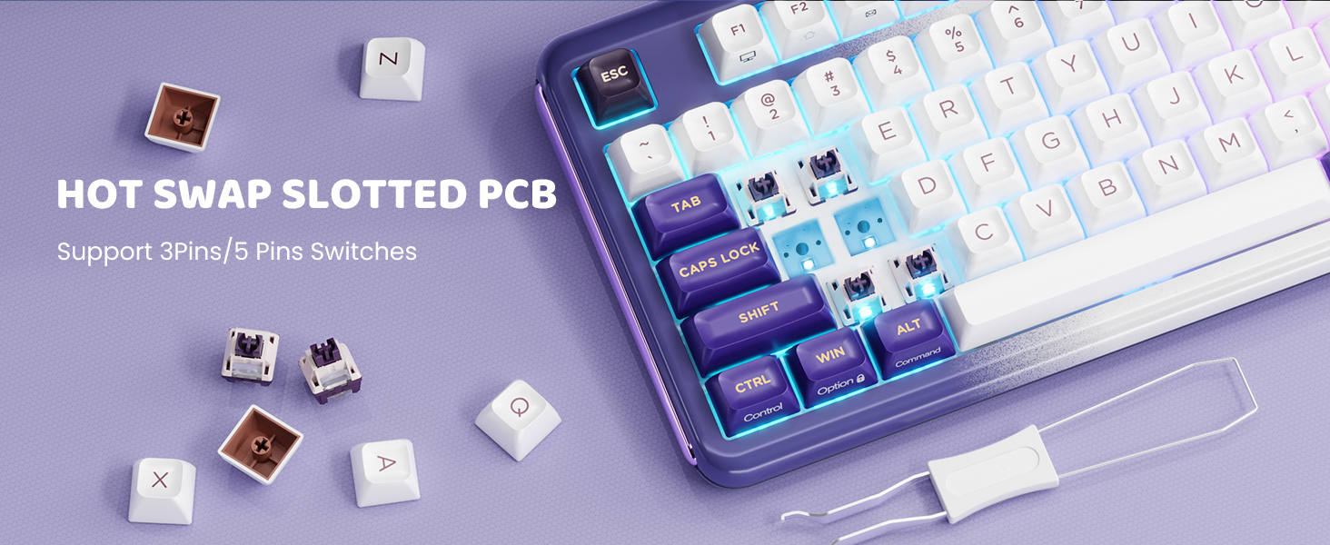 keyboard hot swappable