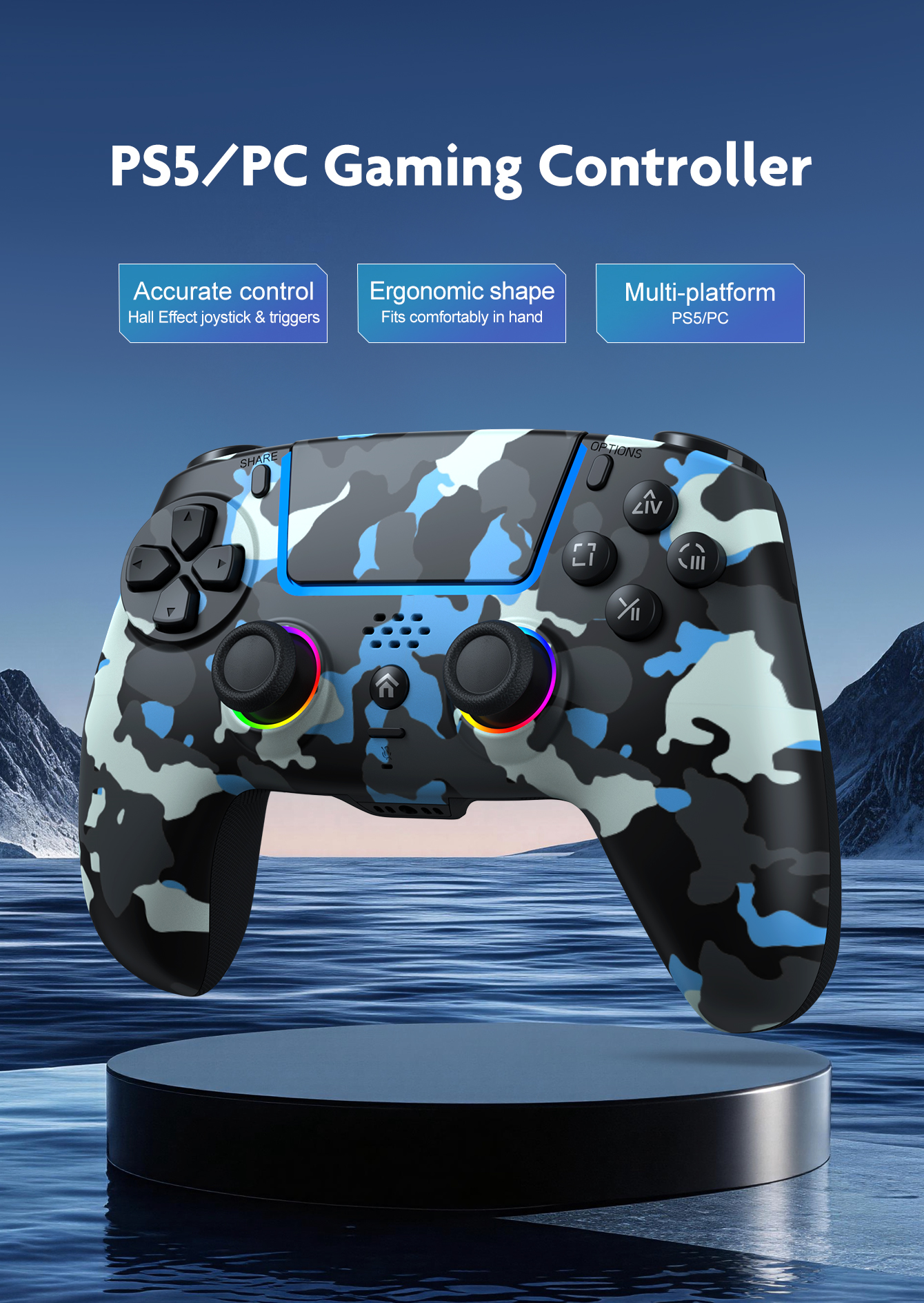 PS5/PC Gaming Controller