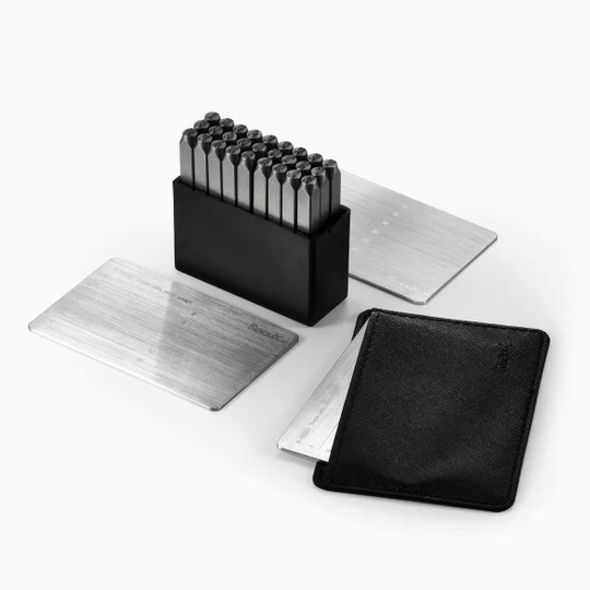 SecuX XSEED PLUS Secure Bitcoin Wallet Crypto Seed Storage Metal Plates 