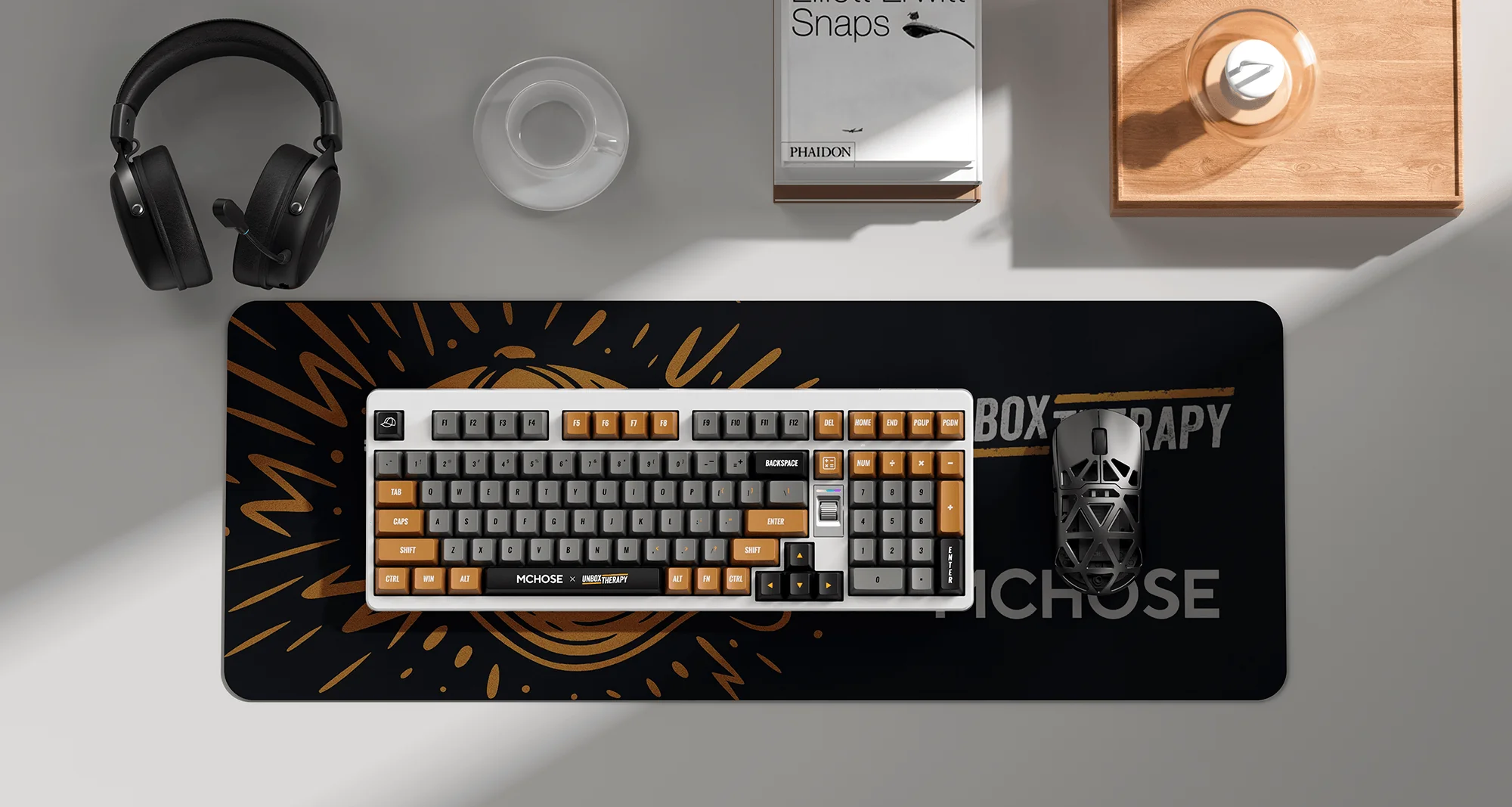 MCHOSE x Unbox Therapy UT98 98% Tri-Mode Wireless Gasket Mount Mechanical Keyboard