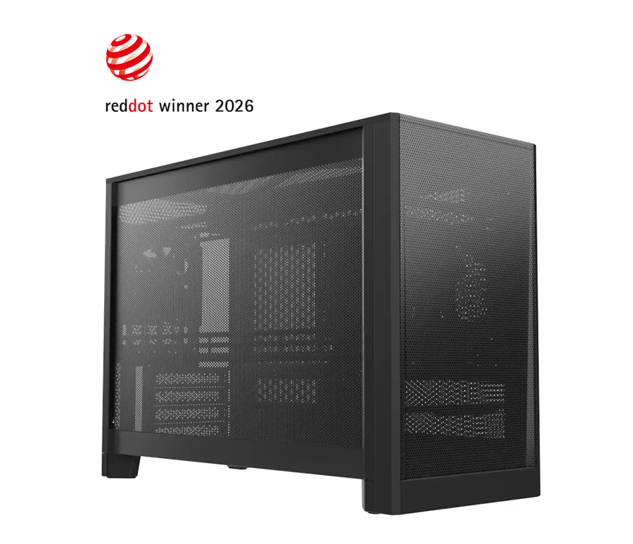 MONTECH TEN Micro ATX PC Case High Airflow Modular Mesh Chassis 