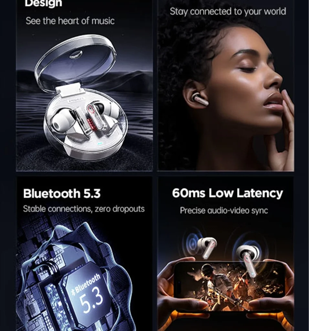 PISEN BHD-TW11 C1 ANC Noise Cancelling TWS Bluetooth Earphones