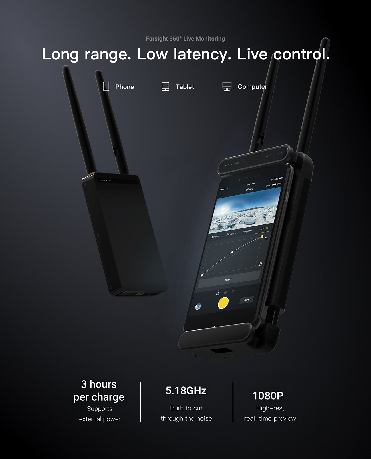 Insta360 Pro II Spherical VR 360 8K Camera