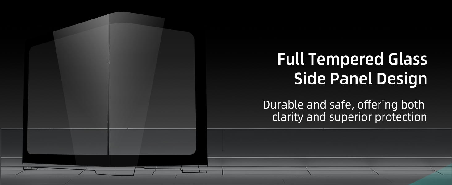 Rosewill ACA503B ATX Mid-Tower PC Gaming Case 4