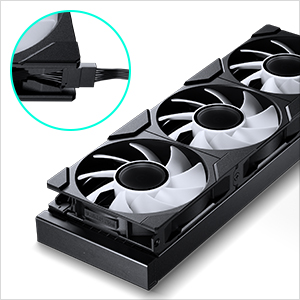 Phanteks Glacier One 360M25-LCD AIO Liquid CPU Cooler
