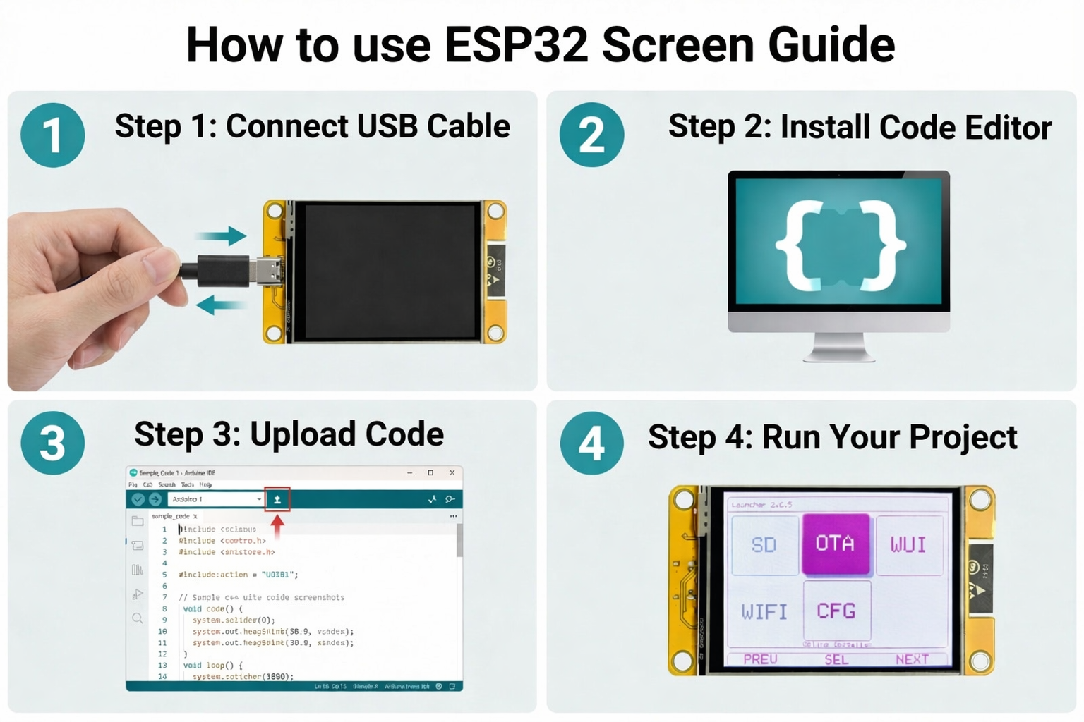 Learning & Development Ready Comes with example programs, low-level driver support, and updated on