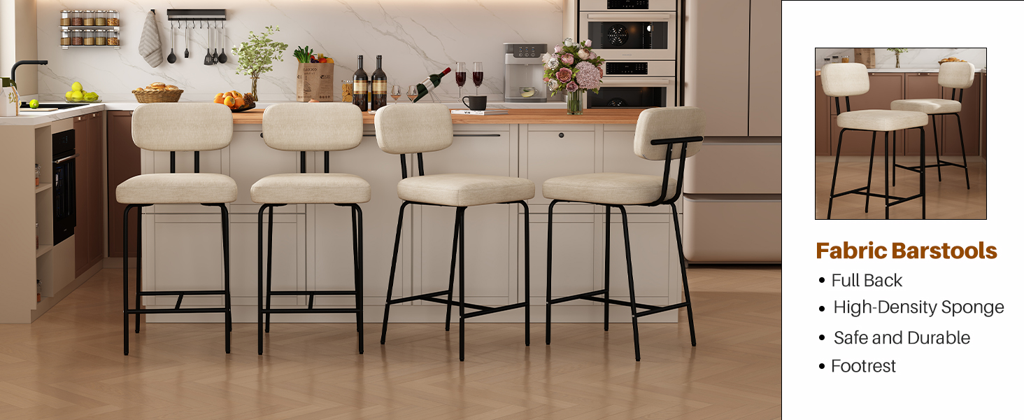 Metal Frame Counter Stools