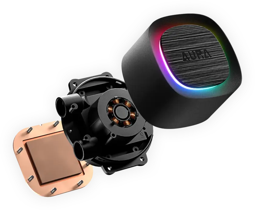 GAMDIAS AURA GL240 V2 240mm AIO Liquid CPU Cooler