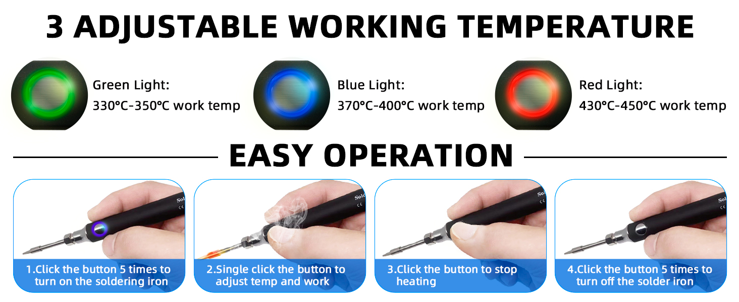 P8 Soldering iron cordless