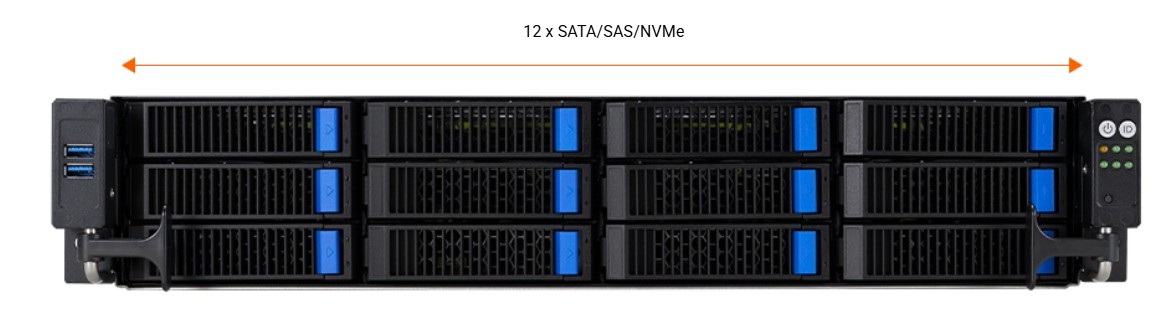 ASUS RS521A-E12-RS12U-20TW1G Server Barebone