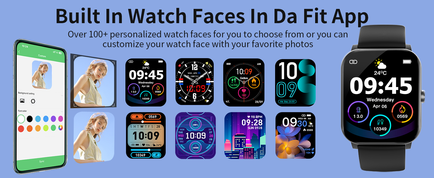 Smart Watch, 1.85"HD Smartwatches for Men, (Answer/Make Calls), Fitness Tracker with 120+ Sport Mode