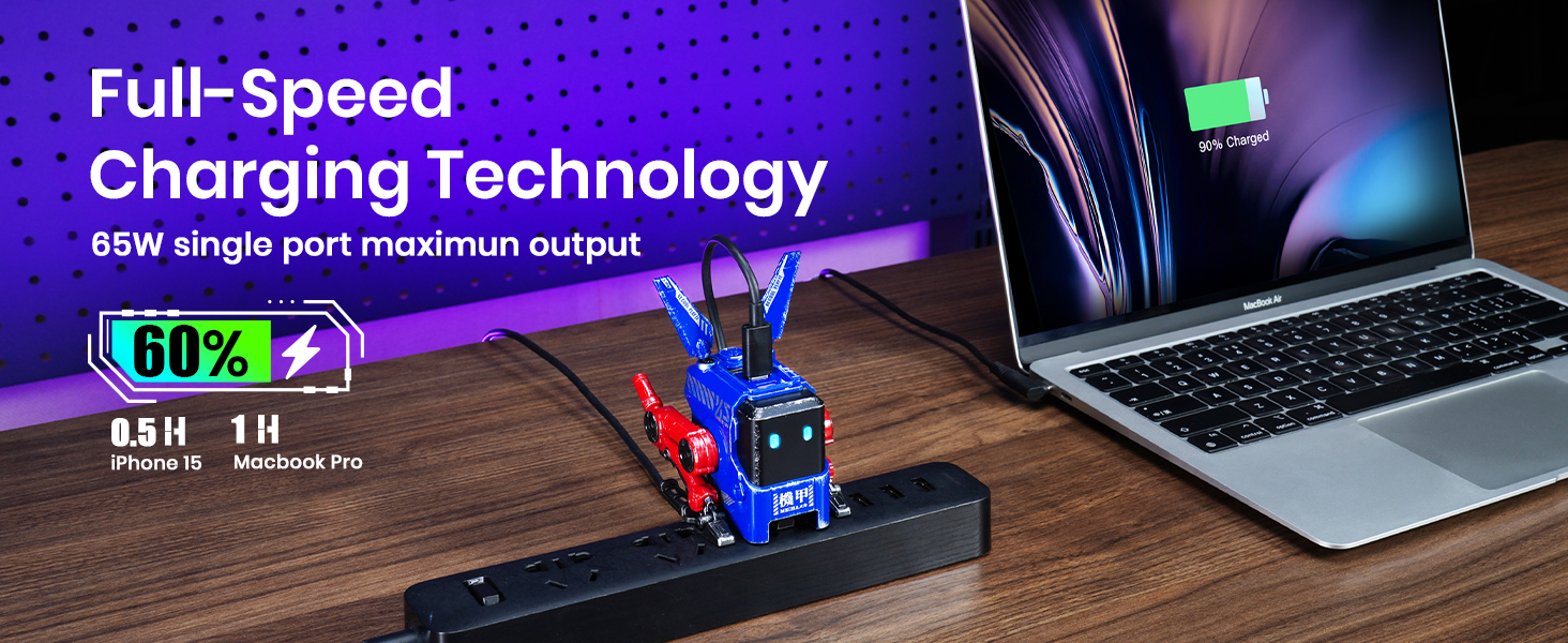 Charging Technology 65W single port maximun output