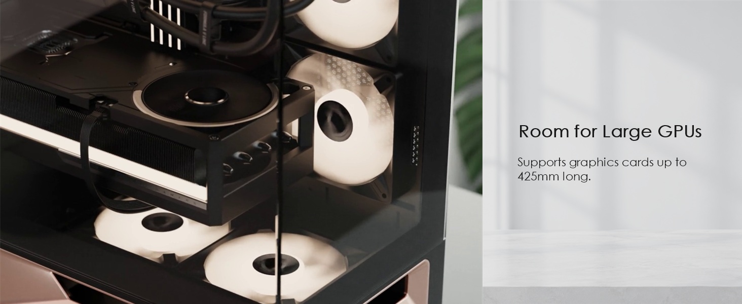 Formula V Line Crystal Z3 Plus White Mid-Tower ATX PC Case