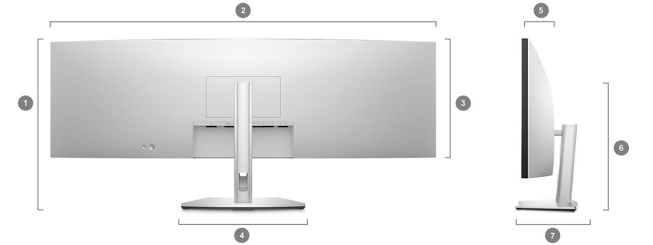 Dell U4924DW UltraSharp 49 Curved USB-C Hub Monitor