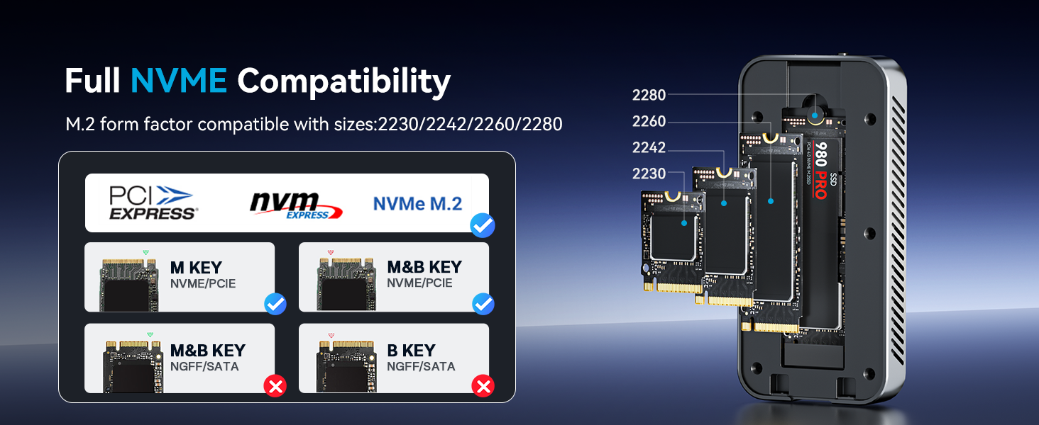 Thunderbolt5,M5 Pro,8K,3D,AI,80Gbps,TBU501,ACASIS,M.2 NVMe SSD Enclosure,USB4,External SSD,6000MB/s