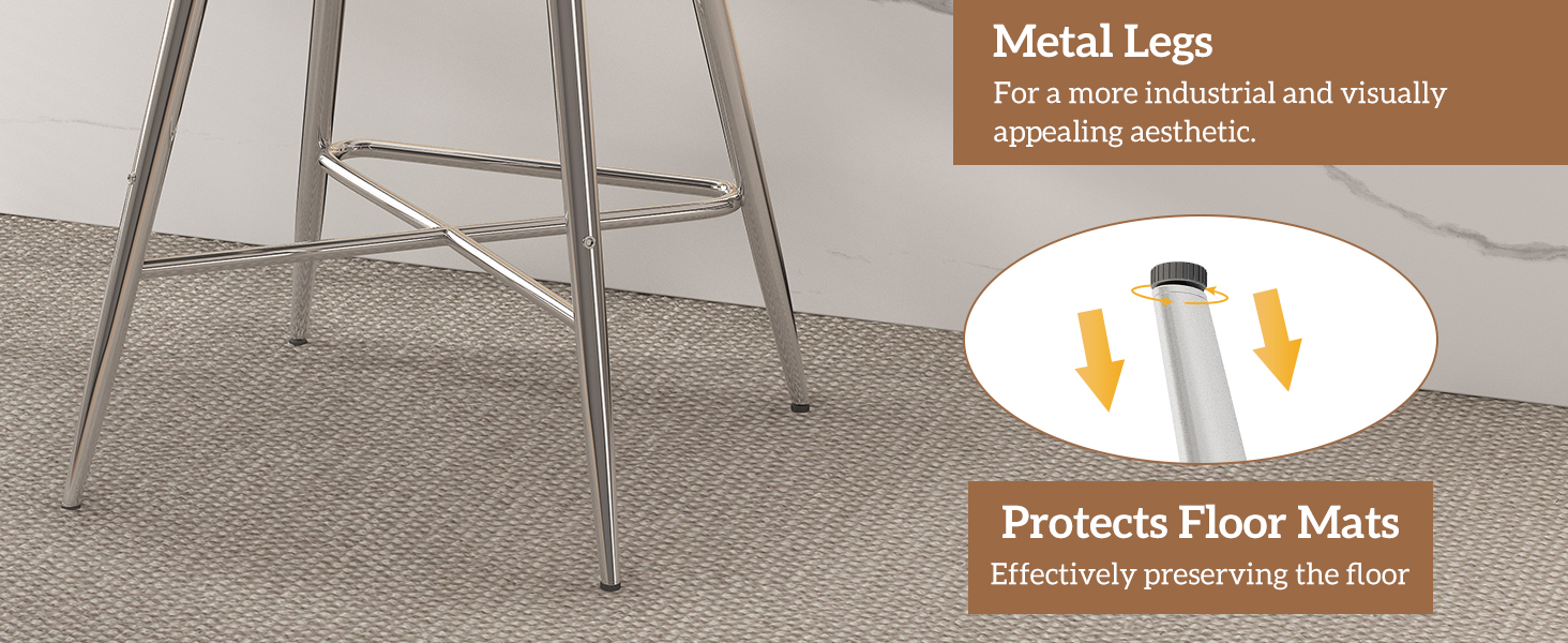 Counter Stool with Footrest