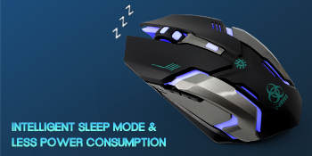 Automatically enter into the sleep mode and lights go out (if used with lights on) when not in use f