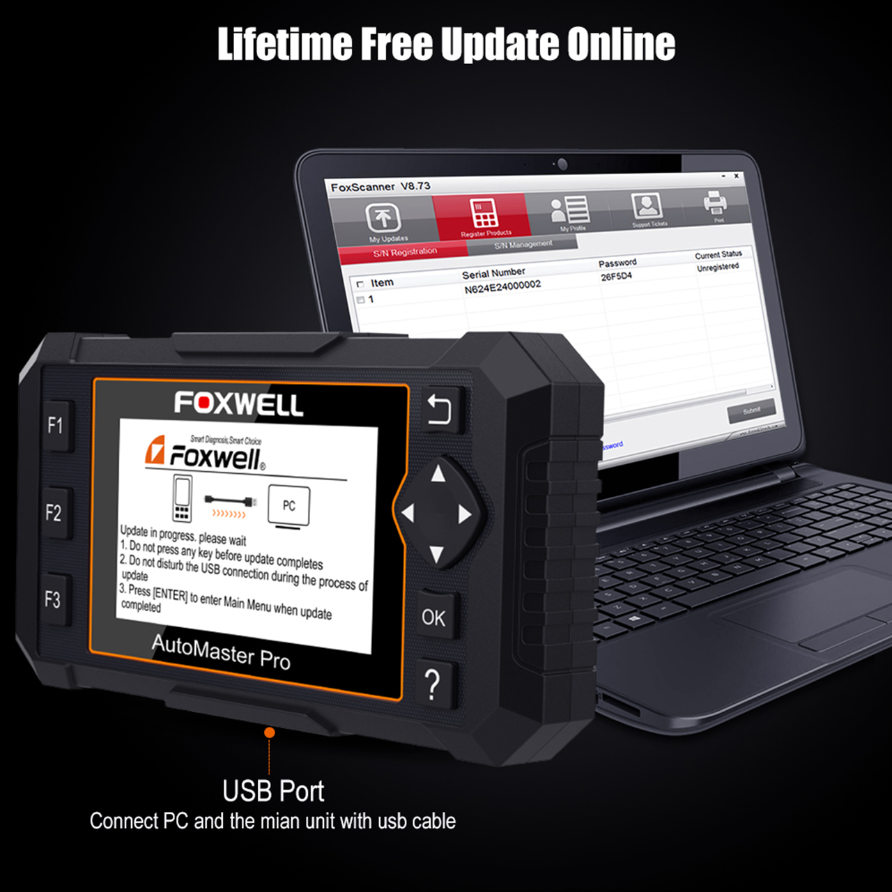 FOXWELL NT624 Elite Full System Auto Diagnostic Tool OBD2 Oil EPB Code Reader 21 