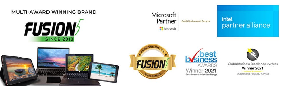 Fusion5 Tableta Full HD Windows 11 de 10.1 pulgadas - FWIN232 PRO S3 Ultra  Slim Windows Tablet PC - 8 GB de RAM, 256 GB de almacenamiento, CPU de