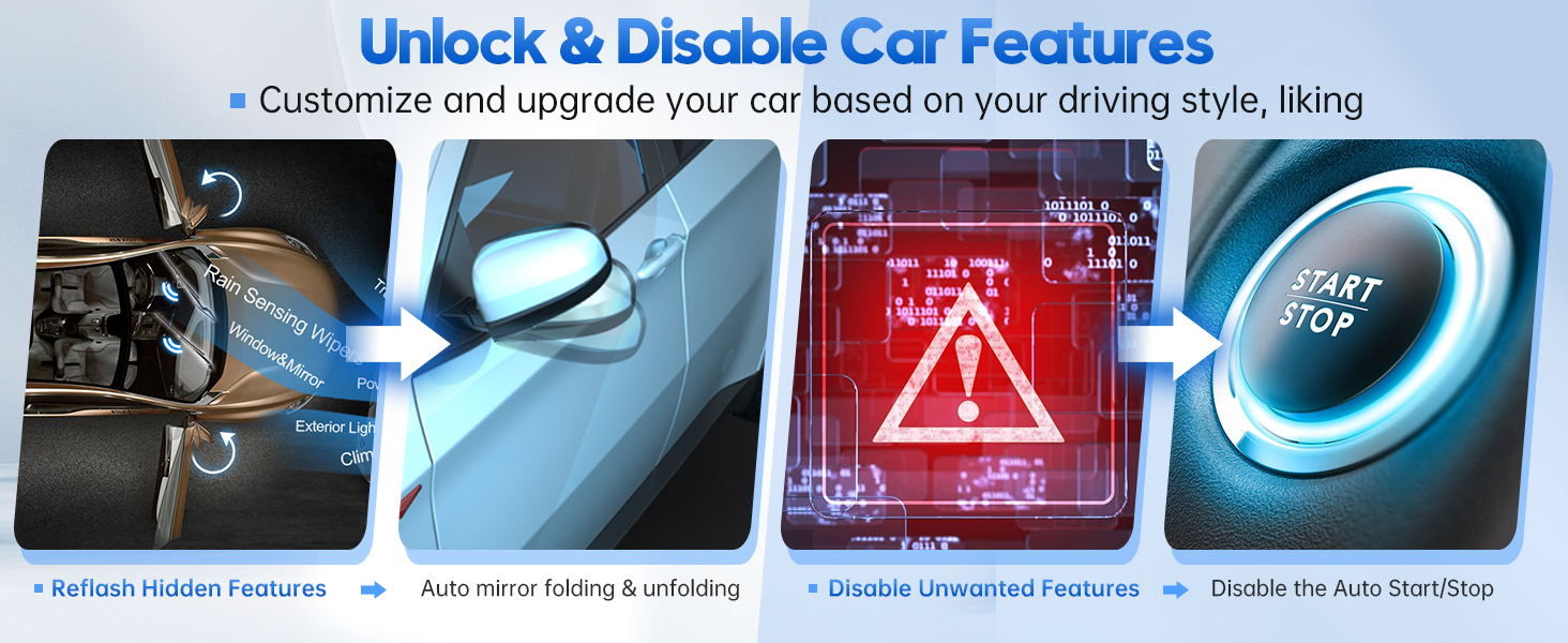 Unlock & Disable Car Features