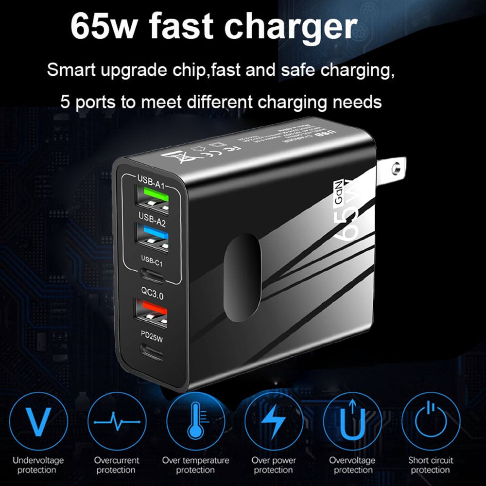 Chargeur USB-C GaN 65 W - Chargeur rapide iFixit