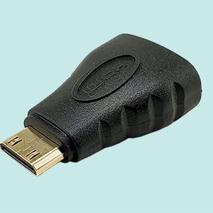 Mini HDMI Male to Standard HDMI Female Adapter HDTV 4K 1080p 3D