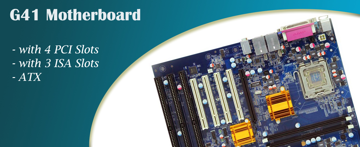 Motherboard with ISA PCI Slots