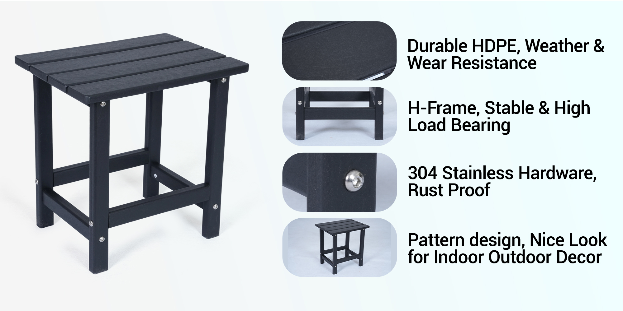 OUTDOOR SIDE TABLE