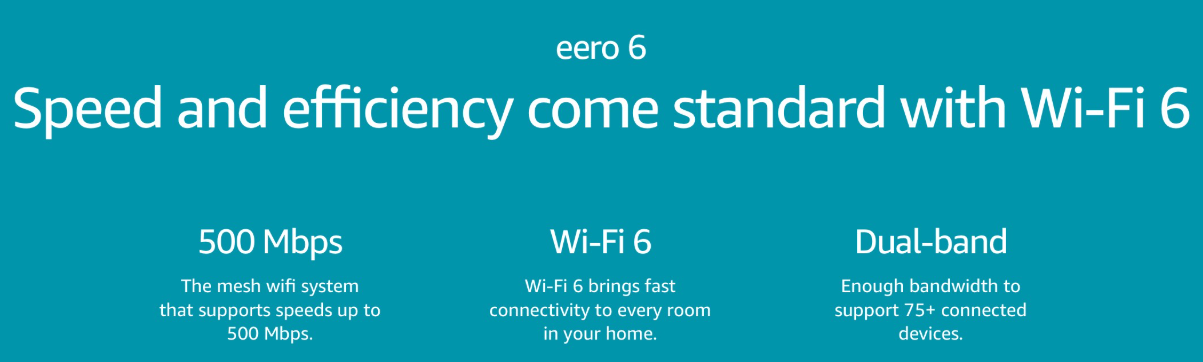 eero 6 features