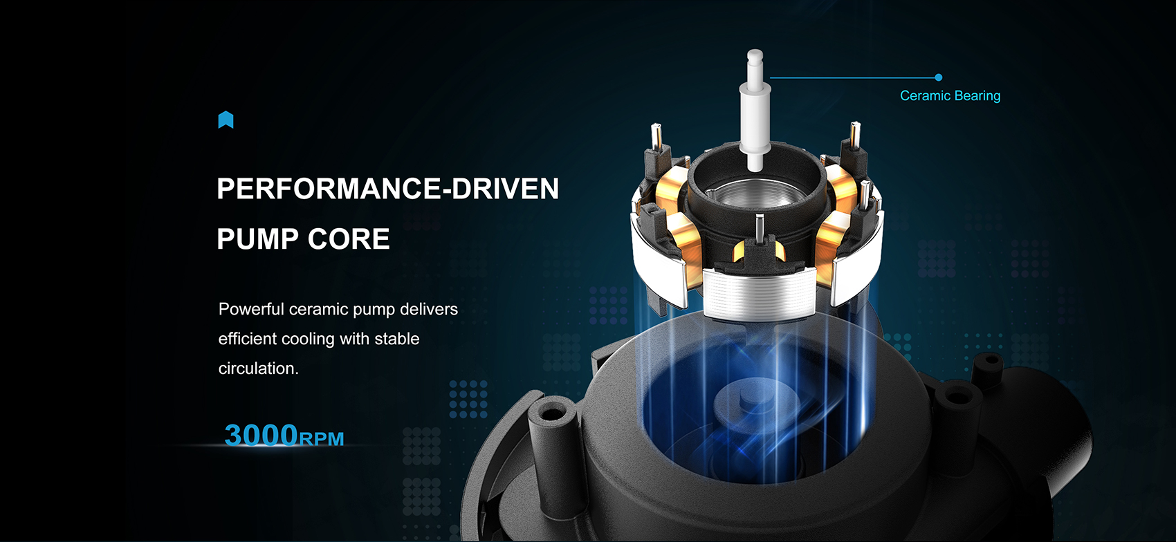 SAMA L70 360mm Liquid CPU Cooler AIO Cooler Black