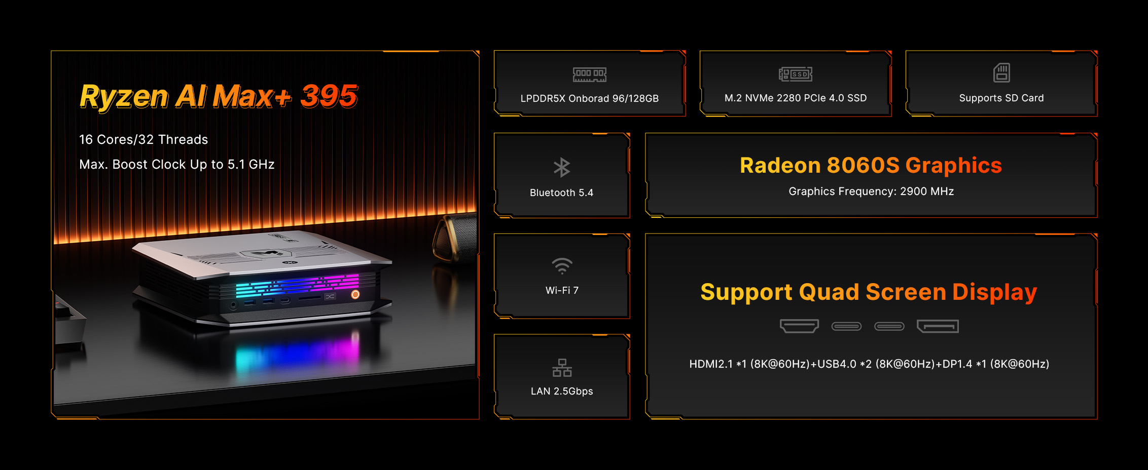 Bosgame M5 AI Mini Desktop PC
